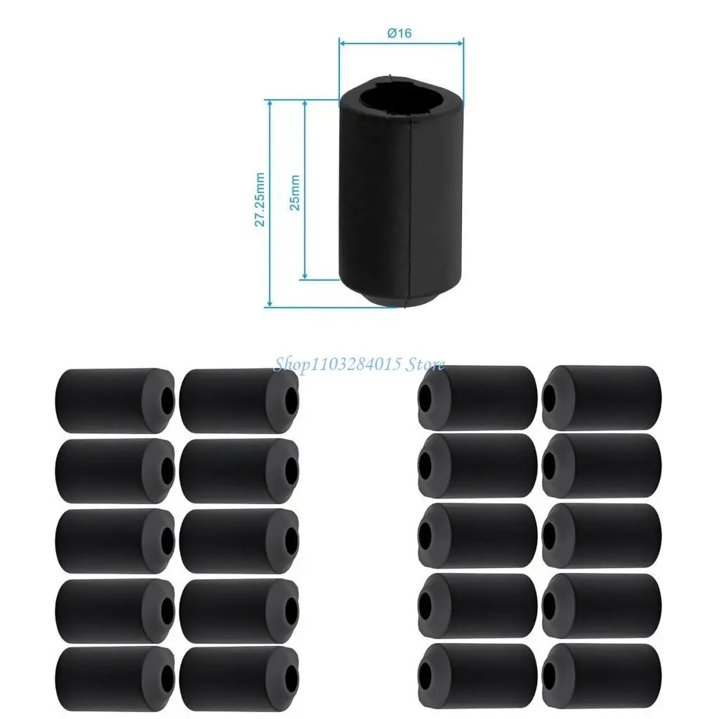 

R6FF 10PCS Силиконовые носки для 3D -принтера Hot Cont Protective Cover Hot End 3D принтер