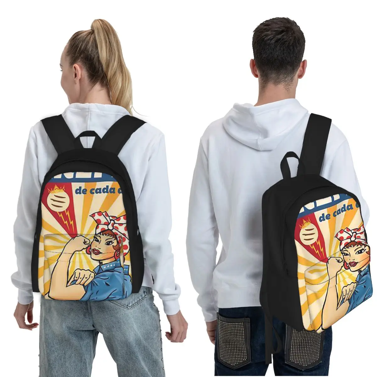 Arepas Venezuela Student Backpack School Bag Hiking Travel Daypack for Men Women Fashion Bookbag Shoulder Bags