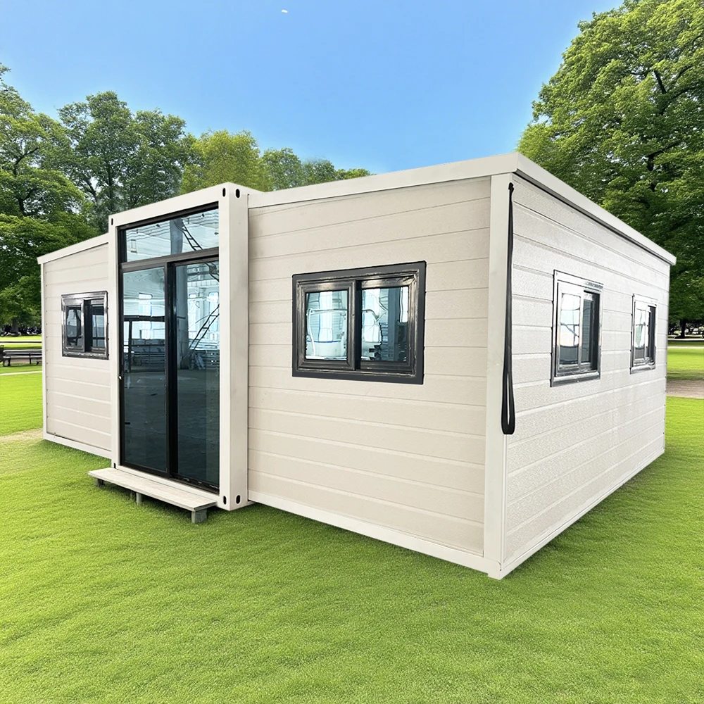 أطقم منزلية للحاويات بطول 20 قدمًا/40 قدمًا فاخرة وقابلة للتخصيص مع 1-4 غرف نوم، تصميم حديث، وسهل التركيب.