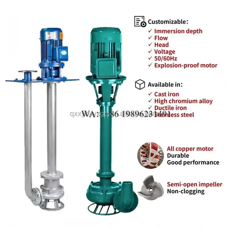 Wmwmnu for High Efficiency Centrifuge Cast Iron Low Head High Capacity Pig Manure Raw Surface Sump Slurry Septic Tank Sewer