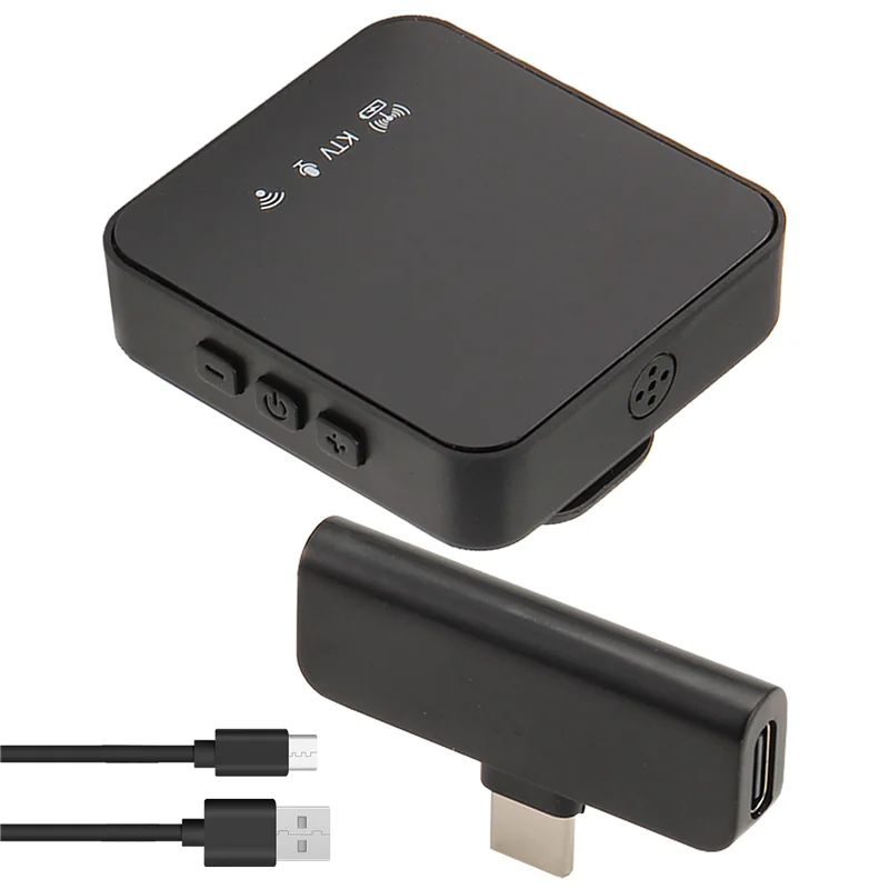 CJSD-Mini Mic Wireless Lavalier Microphone Wireless Noise Canceling Mic For Type-C Port + Adapter For Mobile Live Streamin