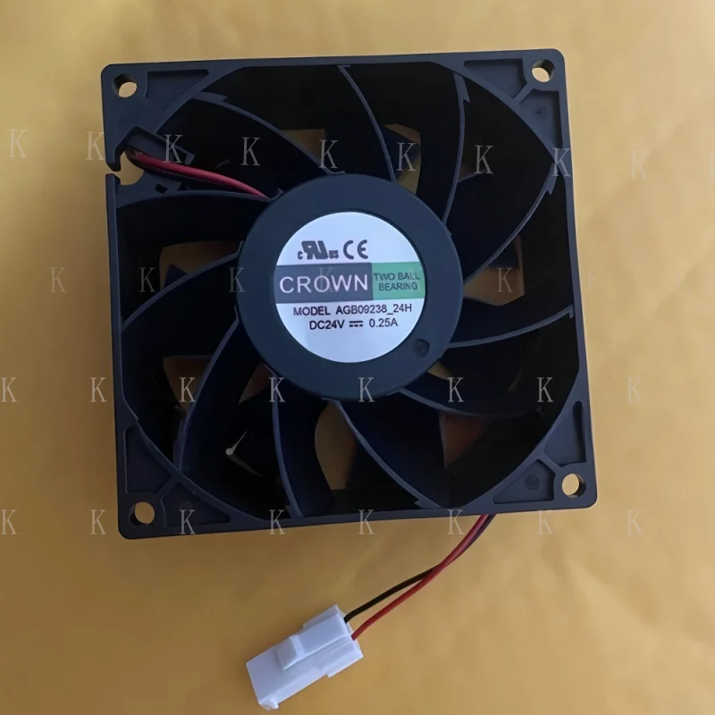 

C ДЛЯ AGB09238-24H 9cm9038 24 В 0,25 А 2-проводной двойной вентилятор охлаждения # А6–27