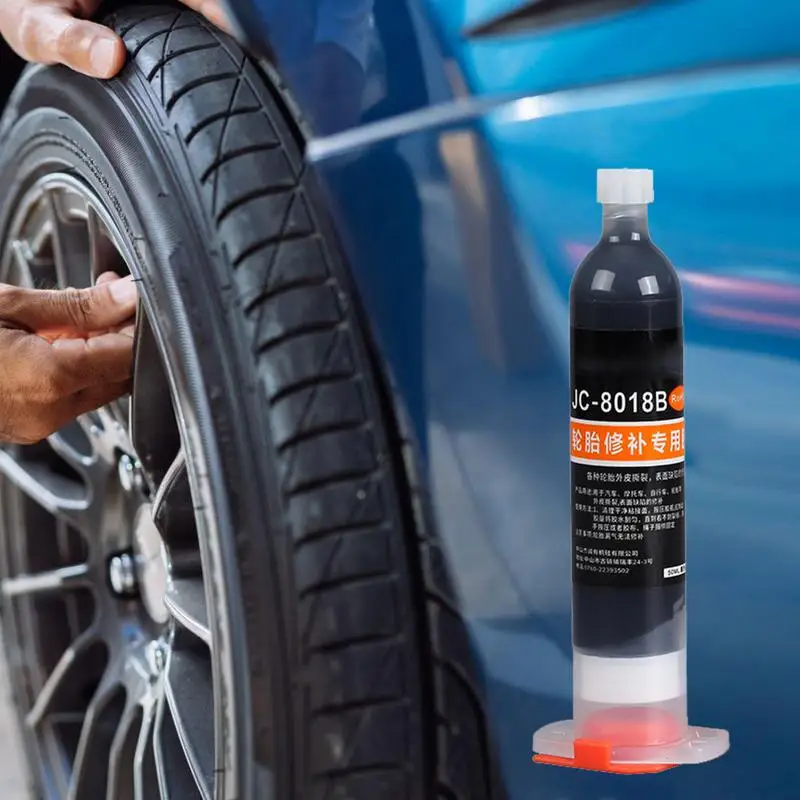 Tire Sidewall Repair Glue 50ml Tire Patch Glue Waterproof Rubber Cement For Tire Repair Tyre Sealant Restoration For Truck