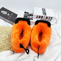 Anime Chainsaw Man Pochita House Slipper Winter Shoe Woman Warm Fuzzy Furry Cartoon Children Plush Grip Female Cute Home Slipper - Image 5
