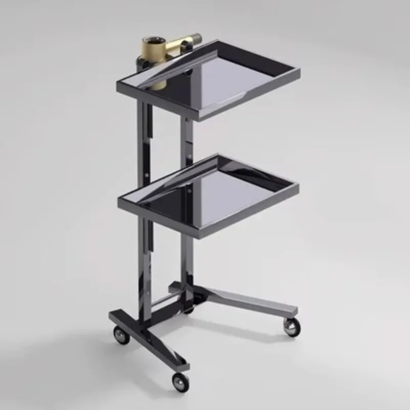 Mobile Cart Salon Station Beauty Aesthetic Auxiliary Furniture Trolley Storage Wheels Manicure Support Hairdresser Rollers Tool