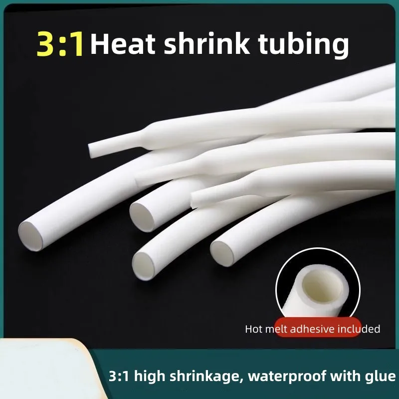 1M  3:1 Heat Shrink Tube With Double Wall Glue Tube Diameter 1.6/2.4/3.2/4.8/6.4/7.9/9.5/12.7/15.4/19.1/25.4/30/39/50mm