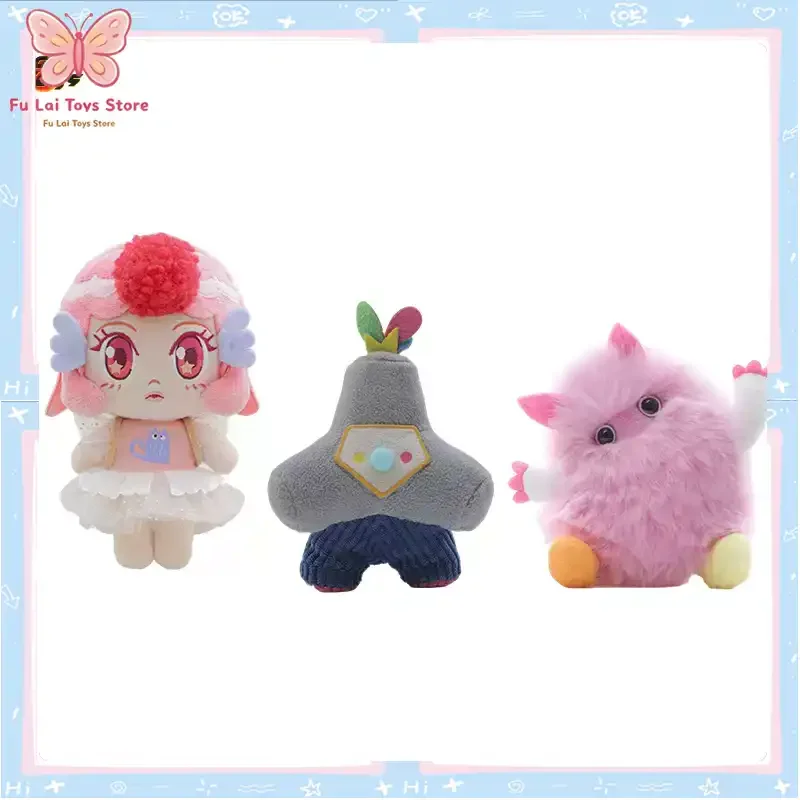Original Hot Toys Lab C MOMO BubbleB Bob Collectible Keychain Pendant Mini Figure Cute Anime Cosplay Display Decor Gift Toy