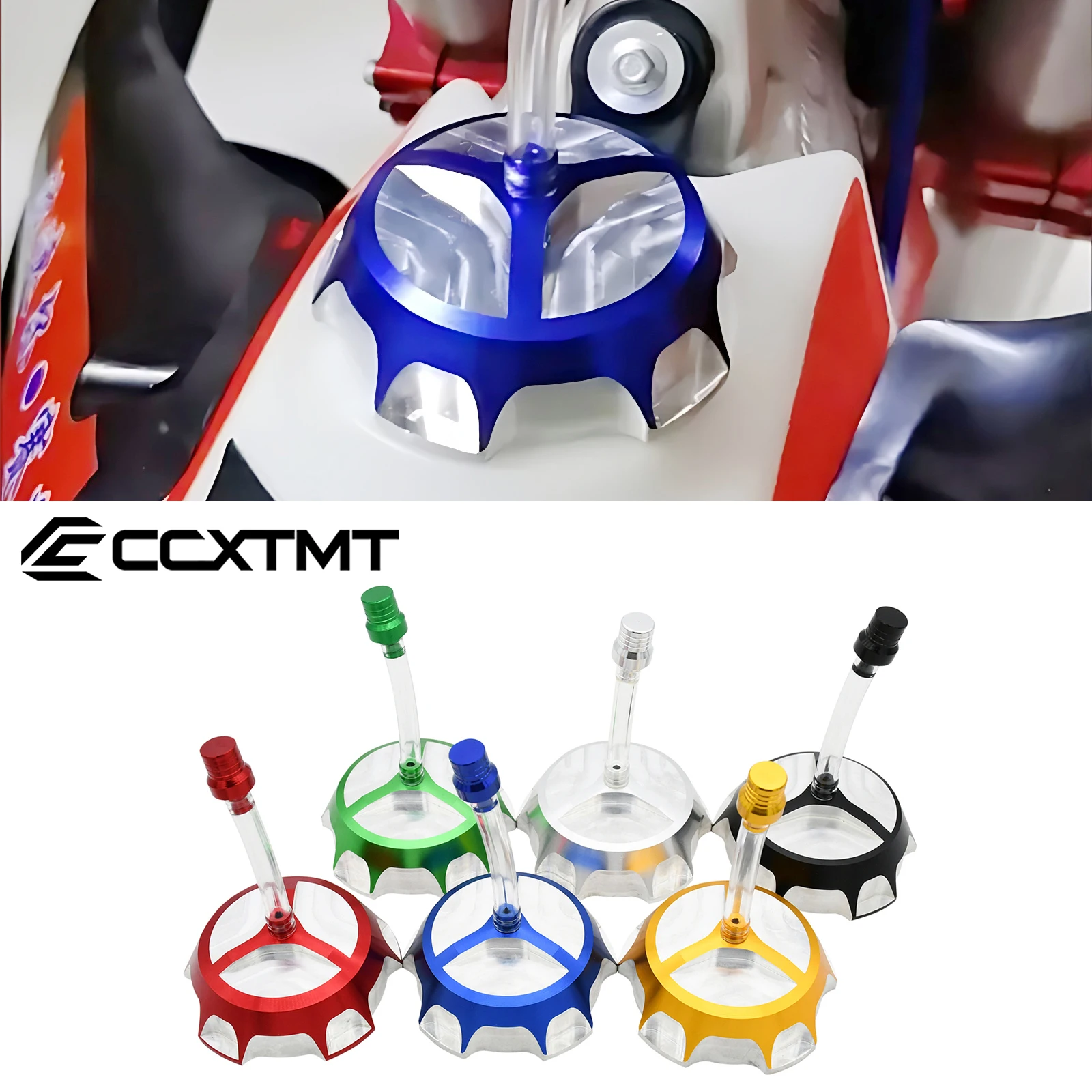 

50mm CNC Fuel Tank Fuel Tank Cap With Exhaust Hose Used For Motocross ATV Honda Yamaha Kawasaki KTM Suzuki Husqvarna Universal