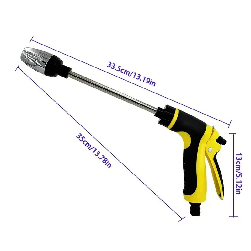 High Pressure Car Washing Gun Car Washer Garden Lawn Watering Hose Nozzle Foam Spray Gun Portable Car Cleaning Tool