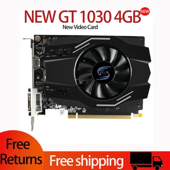 Full new graphics cards GT 1030 GDDR5 4GB computer 64bit Nvidia GPU desktop video card gaming VGA HDML