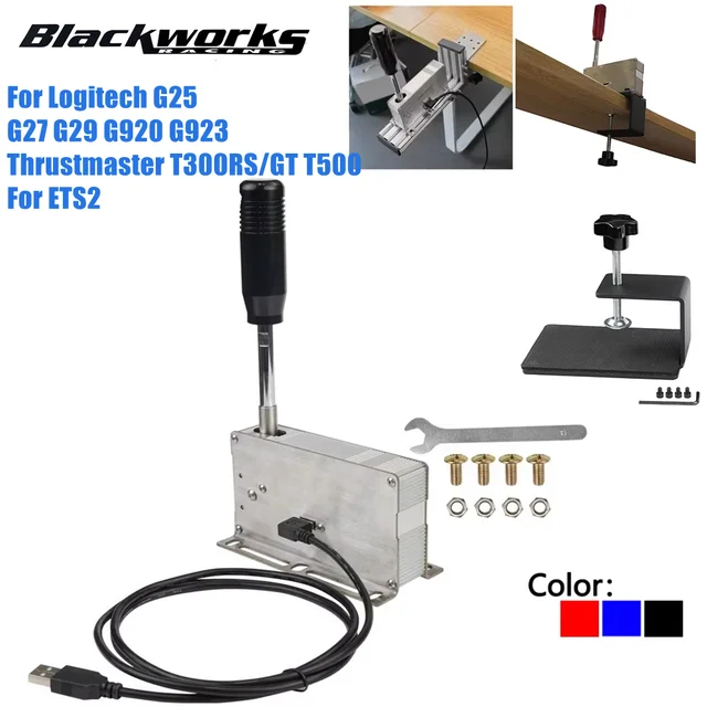 USB do komputera gry wyścigowe sekwencyjna dźwignia zmiany biegów H SIM dla Logitech G25 G27 G29 G920 G923 Thrustmaster T300RS/GT T500 dla ETS2