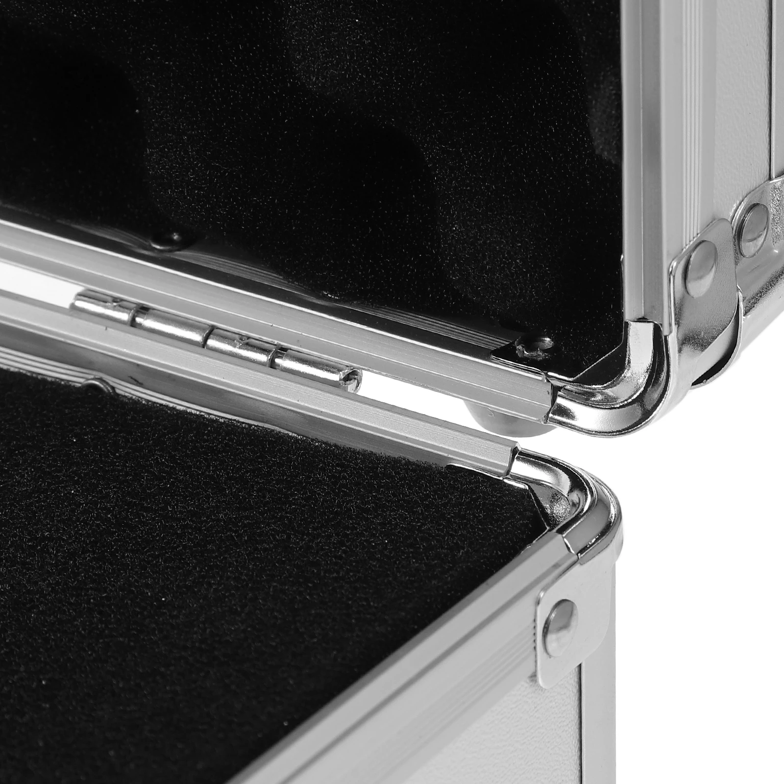 

Aluminum Alloy Hand Tool Case Portable Workstation Suitcase Latch Men Hard Briefcase Empty Box Organizer Storage Solution Egg