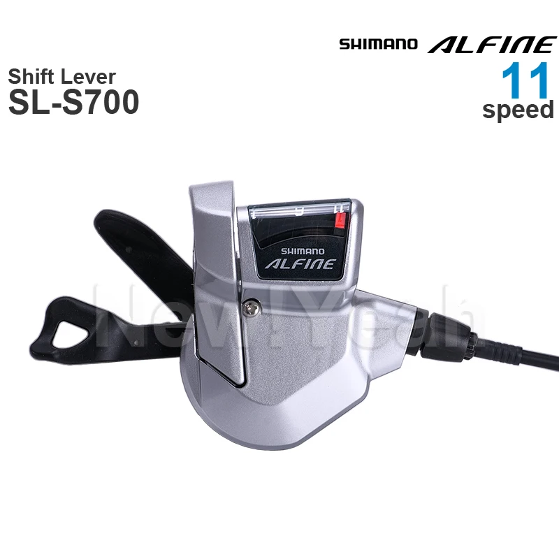 SHIMANO ALFINE 11-speed Shift Lever  SL-S700 Black Silver RAPIDFIRE PLUS Original Parts