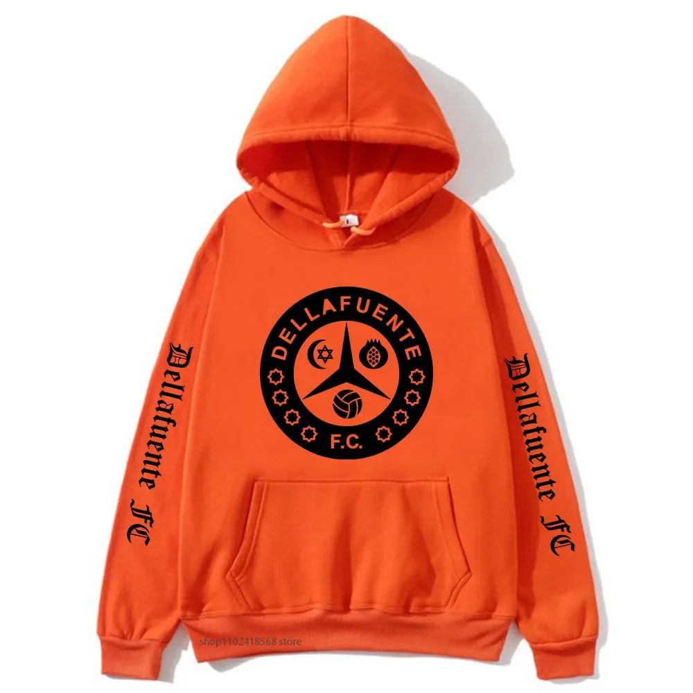 Women Fashion Hip Hop Sweatshirt Dellafuente FC Hoodie Harajuku Streetwear Men Clothes Female Hoody Girls Tops Female Pullovers