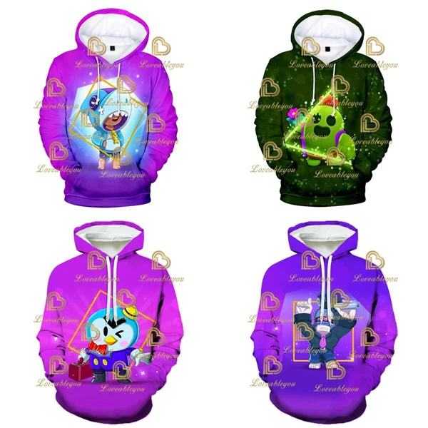 Anime Figures Kids Sally Hooded Sweatshirt Clothes Pullover Boys Hoodie Nita-Heros Stars-Game Cosplay Coat Clothes Fleece Tops