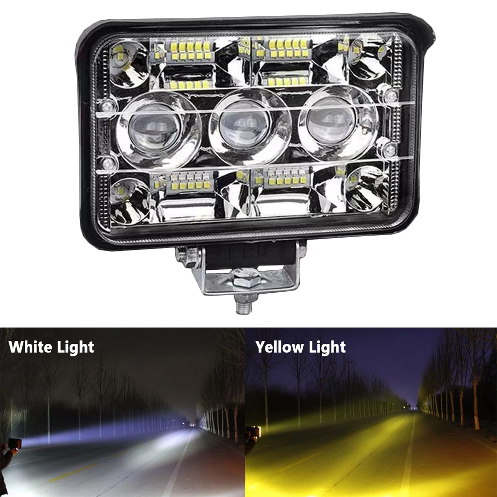 12-80V LED Work Light Fog Lamp 156W 130W 70W Off Road Spotlight For Jeep Truck Car Motorcycle Tractor SUV ATV LED Headlights