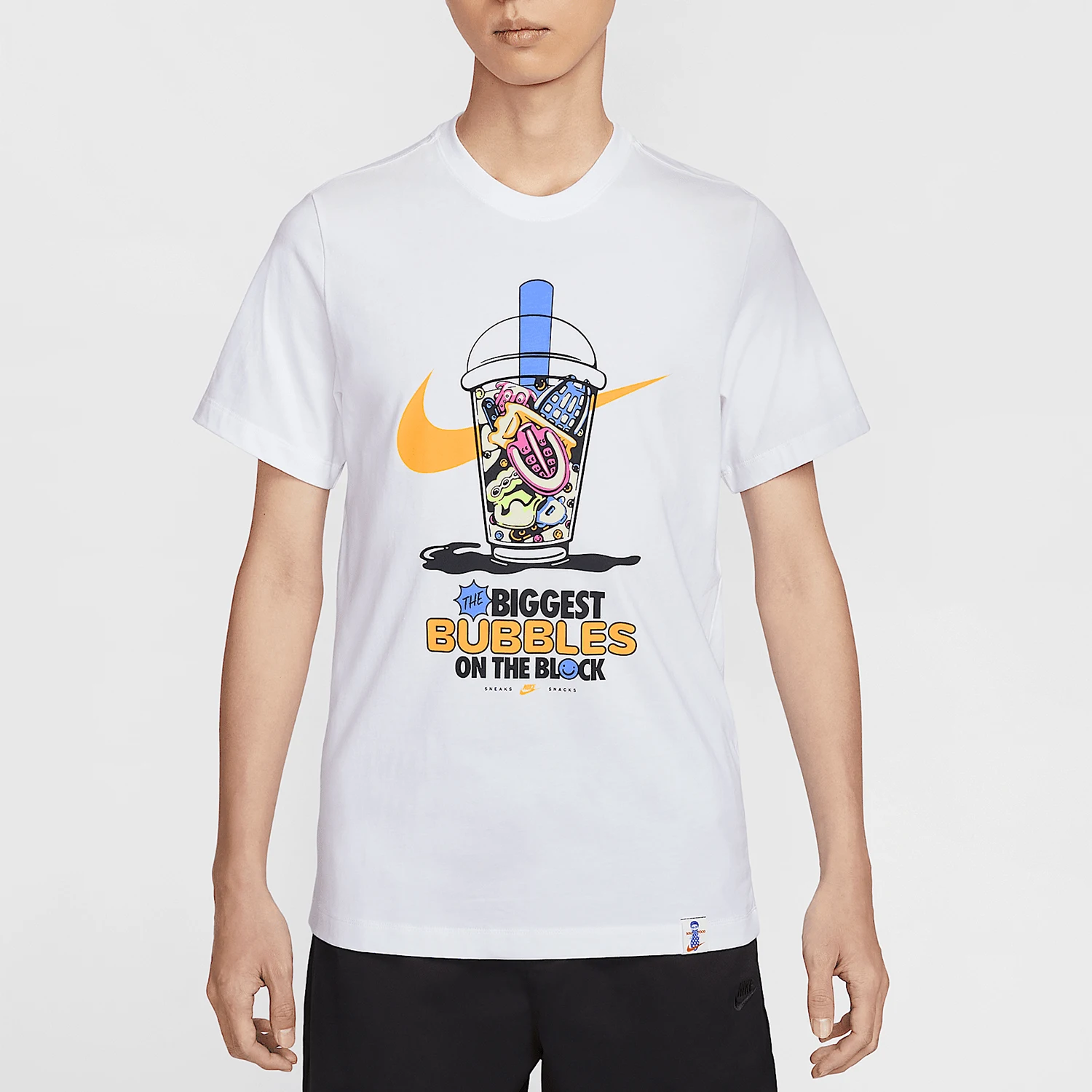 

Оригинальная мужская дышащая легкая футболка Nike Sportswear для повседневного использования HJ0771-100