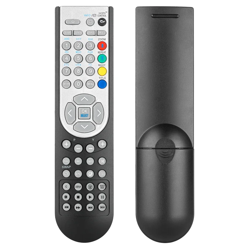 Control remoto RC1900 para televisores LCD, LED, Plasma y Smart TV de OKI, HITACHI, ALBA, CELCUS, Luxor, GRUNDIG, Sharp, JMB, TELEFUNKEN, Bush, TECHWOOD, AKAI, NEVIR, SANYO