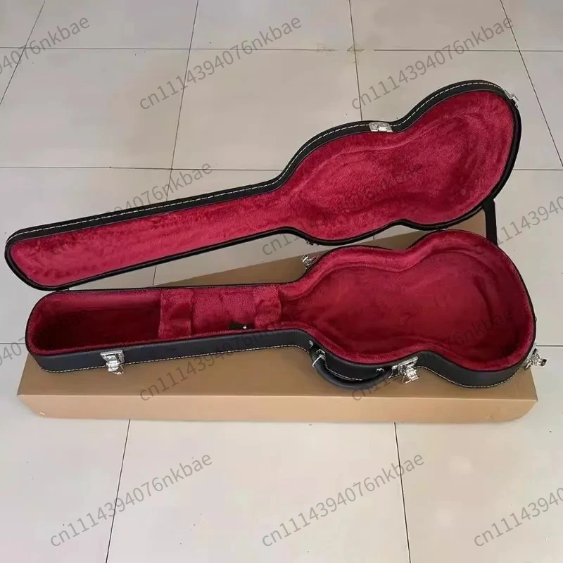 High-End Drum Surface Hard Case Fit SG 61 Maestro Vibrola Electric Guitar Shockproof Instrument Storage Shell