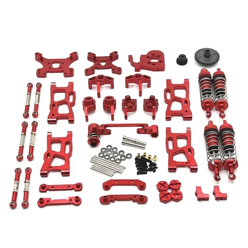 

Wltoys 144001 144010 124017 124019 124007 RIaarIo XDKJ-001 XDKJ-006 AM-X12 Metal Upgrade Parts Kit RC Car OP Accessories