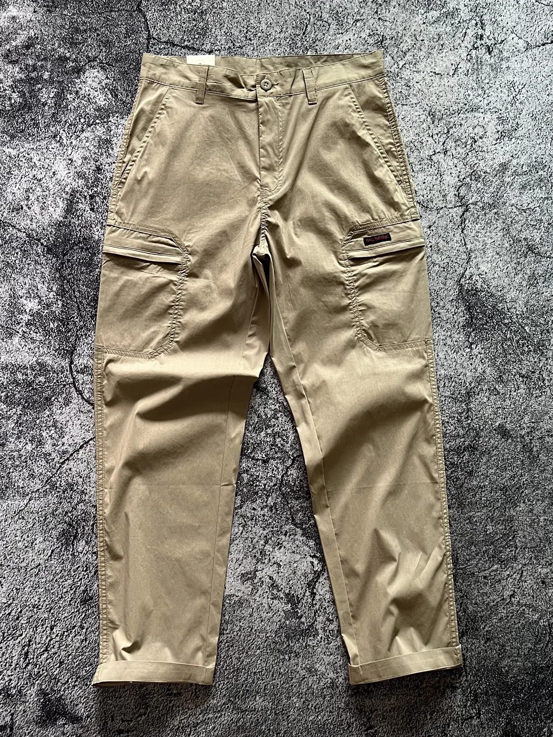 Spring Summer New American Retro Thin Quick-drying Outdoor Cargo Pants Men's Amekaji 67% Cotton Washed Casual Straight Trousers