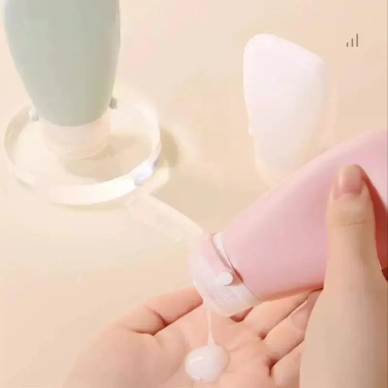 

Portable Silicone Travel Bottle Cosmetic Storage Refillable Lotion Bottle Leakproof Shampoo Lotion Soap Liquids Bottling