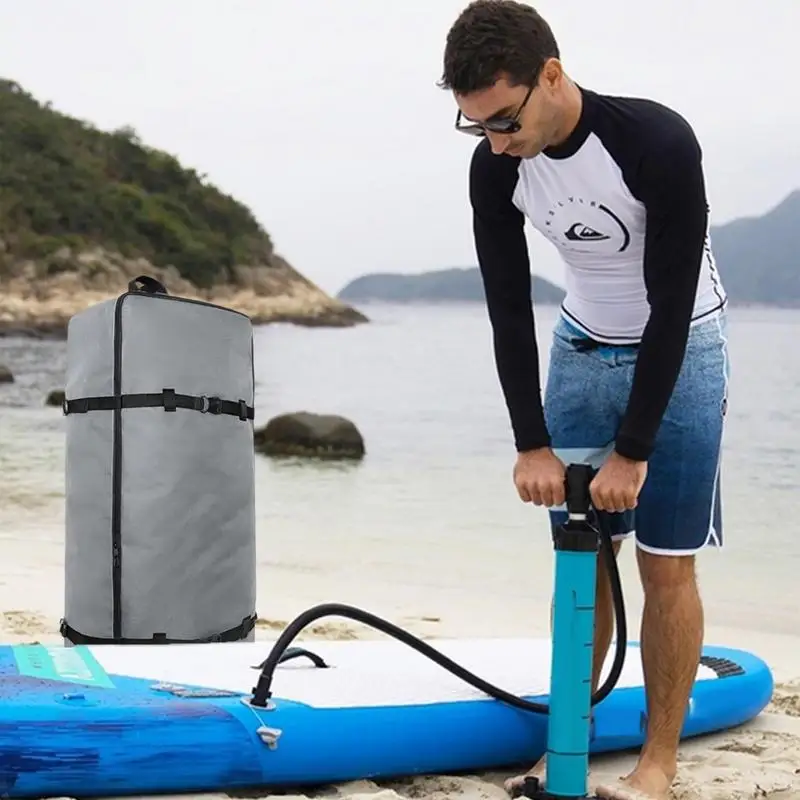 Paddle Board Backpack 600D Oxford Paddle Board Bag Waterproof Sports Gear Tools With Handle & Adjustable Straps Heavy Duty