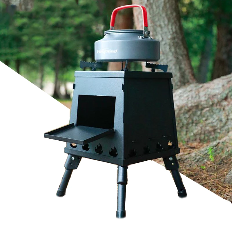 

Camping Wood Stove Portable Outdoor Folding Firewood Stove Tourist Cooker Burning Picnic Cooking Hiking Backpacking Stove New