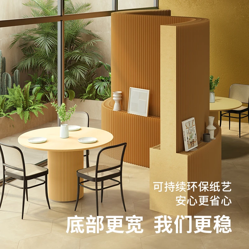 قسم الحائط الورقية، شاشة تقسيم الشرفة، جدار ورقي، قسم متنقل لغرفة المطعم #4