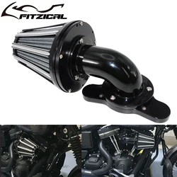 Motorcycle CNC Air Filter Cleaner System Intake Kits For Harley Sportster XL 883 1200 Dyna Softail Breakout Touring Road Glide