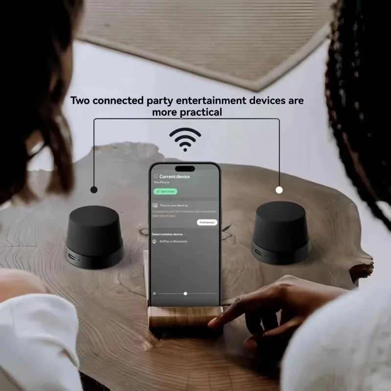 FULL-Magnetic Bluetooth Speaker - Portable, Waterproof , Long Play Time, Wireless Mini Speaker With Phone Stand