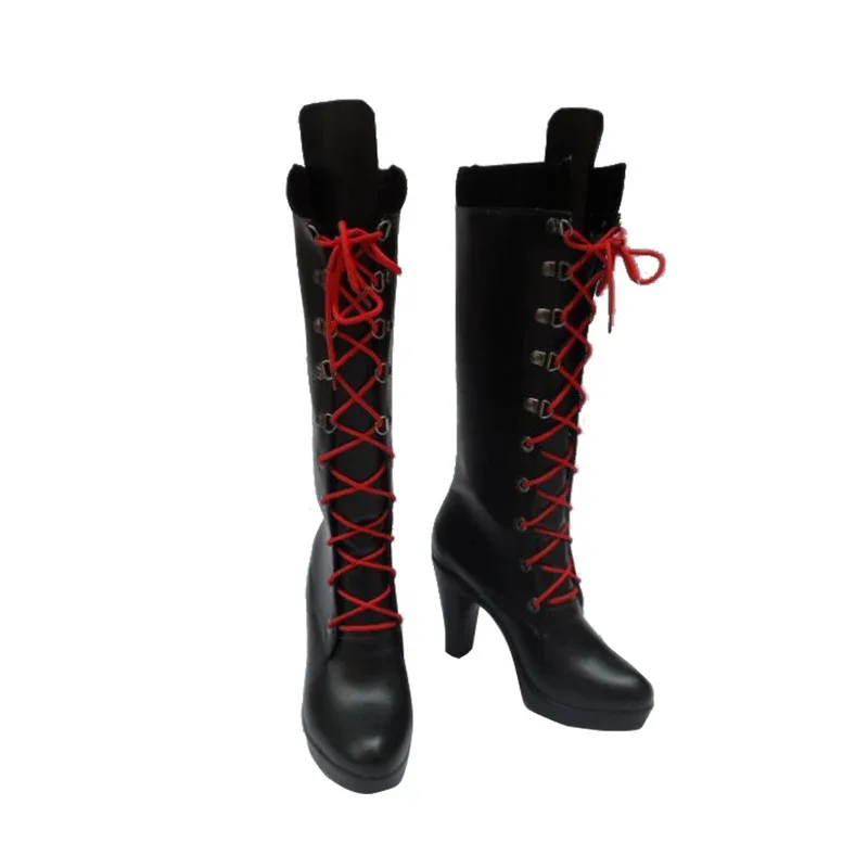 

Danganronpa Trigger Happy Havoc Enoshima Junko Cosplay Shoes Boots Game Anime Halloween RainbowCos0