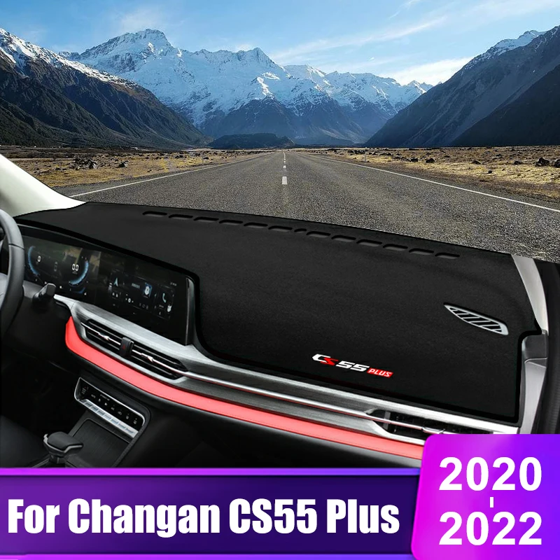 

For Changan CS55 Plus 2020 2021 2022 CS55Plus Car Dashboard Cover Instrument Desk Sun Shade Mat Non-slip Pad Accessories