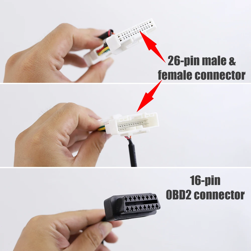 Car OBD2 Diagnostic line 16 26 pin Adapter Cable For Tesla Model 3 Model Y Trouble Delete Tool 2019-2023 Car Accessories