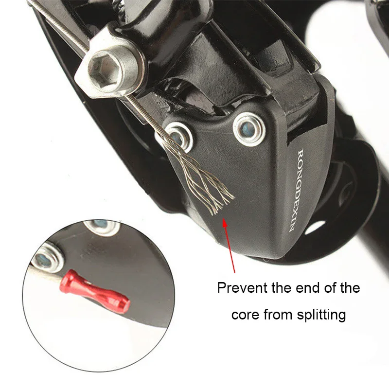 20 قطعة/50 قطعة دراجة كابل نهاية قبعات ل الجبلية الطريق دراجة الفرامل Derailleur الفرامل التحول كابل خط الدراجة سلك نهاية غطاء دراجة اكسسوارات