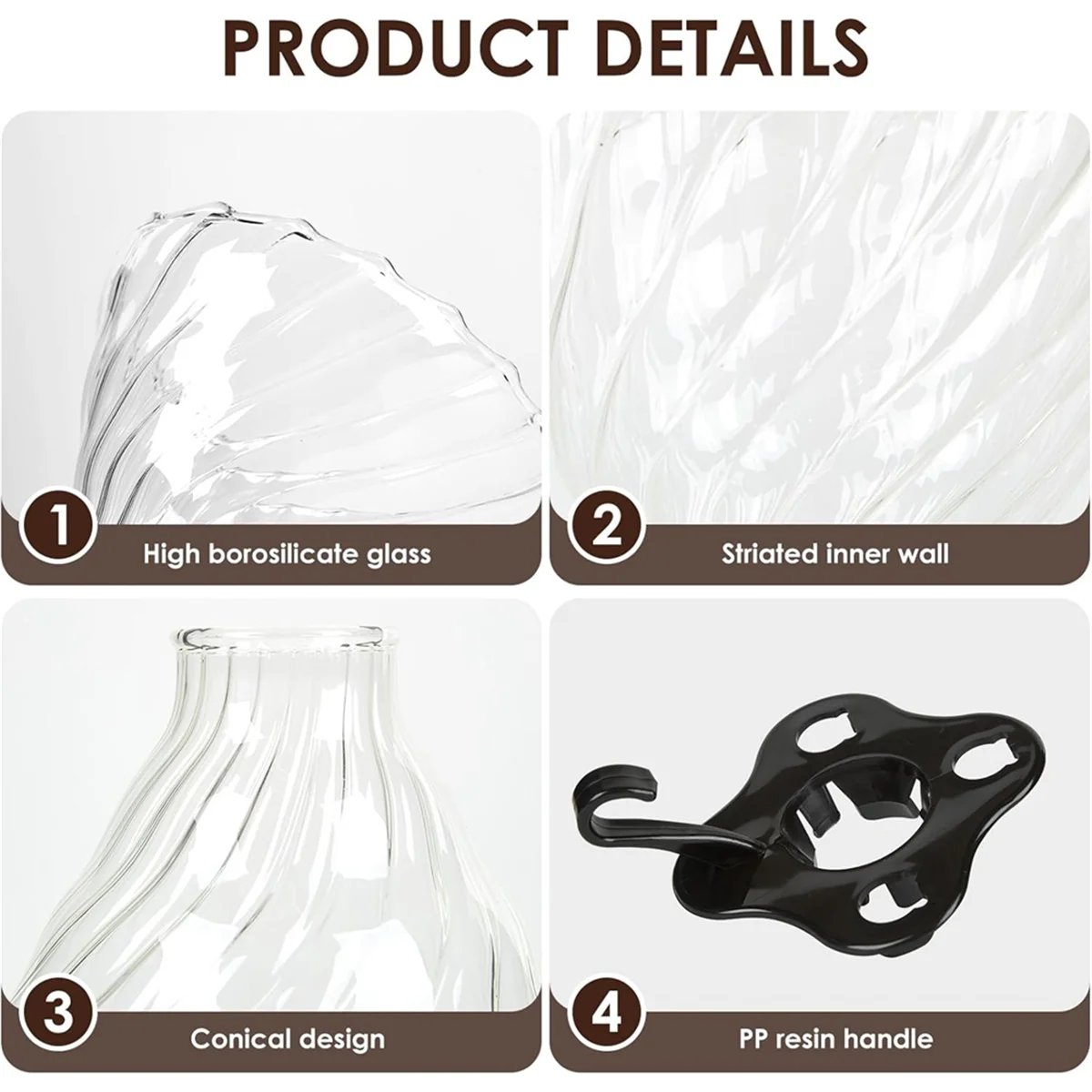 N37R_Pour over Coffee Dripper Фильтр для кофе