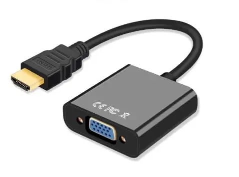 HDMI to VGA Adapter HD 1080P Video Converter For TV Display Projector