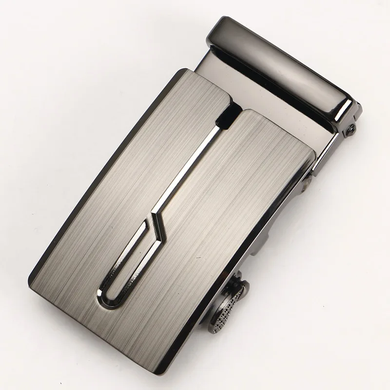 Men's Leather Strap Automatic Buckle Belt, Trendy Design
