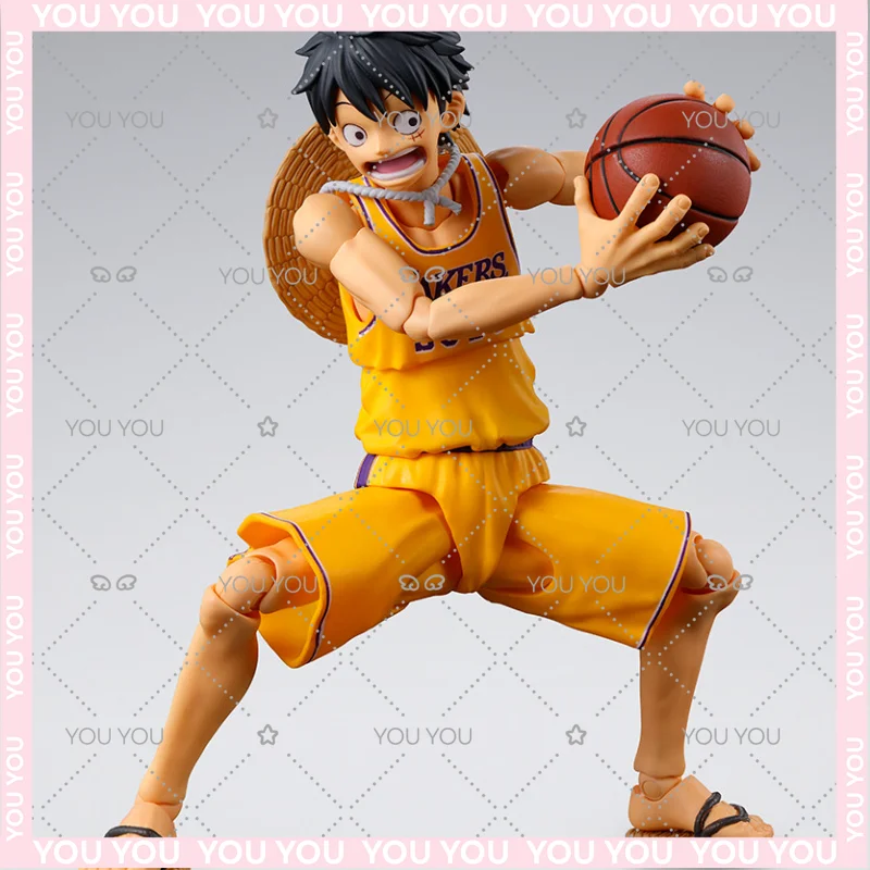 Pre-Order Bandai S.H.Figuarts One Piece X NBA Monkey D. Luffy Los Angeles Lakers Ver. Action Figure - view 6