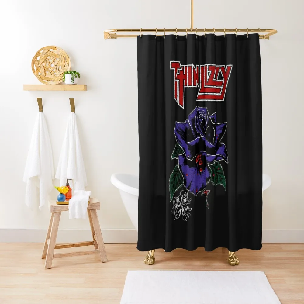 

Thin Lizzy Shower Curtain Anime Shower Bathroom For Shower For Bathrooms Waterproof Fabric Bathroom Curtain