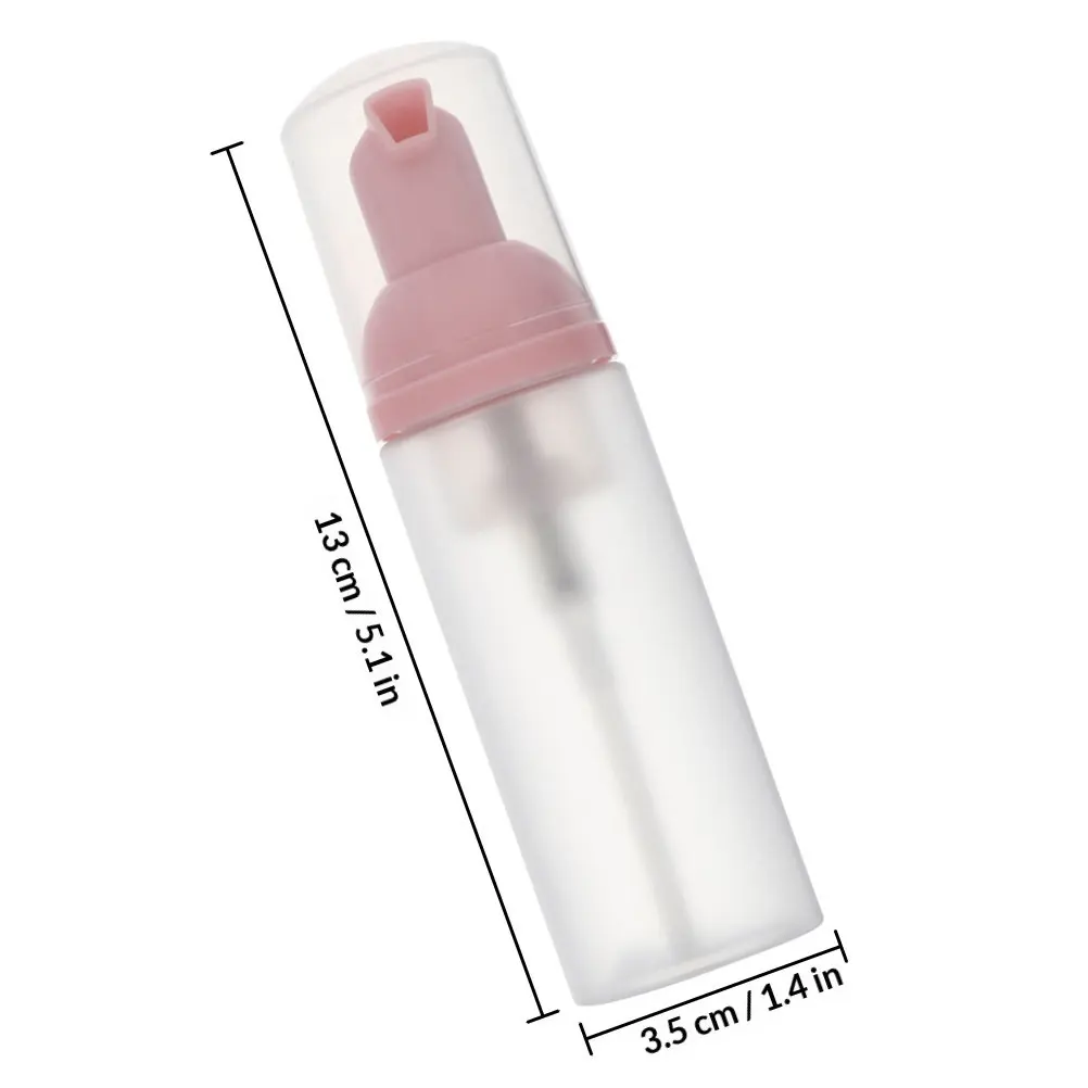 5pcs Foam Bottle Portable Reusable Plastic Mousse Dispenser For Travel Shampoo Shower Gel Sub Container Refillable Hand Soap