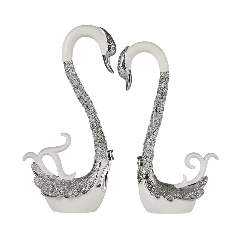Swan Decoration New Wedding Celebration Girlfriends Living Room Home Decorations Craft Gift