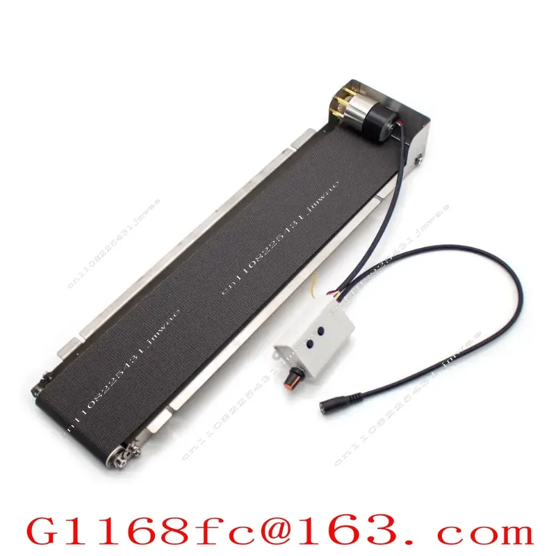 460x85MM DC24V Stainless Steel Mini Conveyor Vending Machine Track Cargo Lane Automatic Conveyor Belt Load 3.5-5KG 35RPM