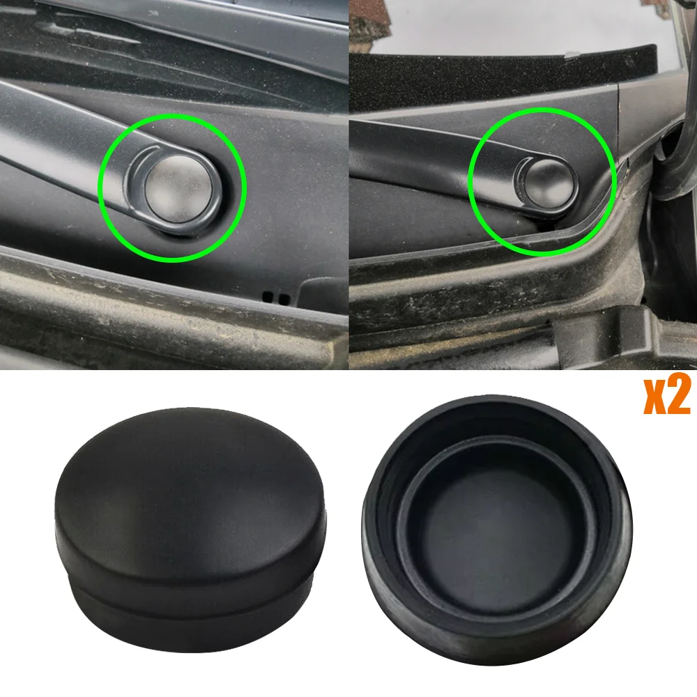 Capuchon d'écrou de bras d'essuie-glace de pare-brise avant automatique, Kia Cerato, Carens, Forte, Mohave, Optima, Picanto, Rio, Sorento, 2x, 983804H050