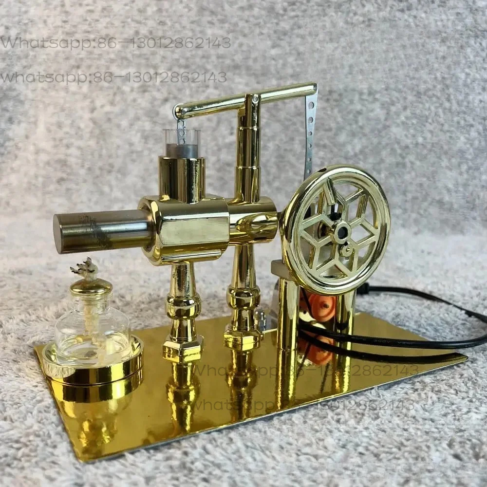 

1PCS NEW Single Cylinder Stirling Engine Model Power Generation Device External Combustion Engine Model Toy
