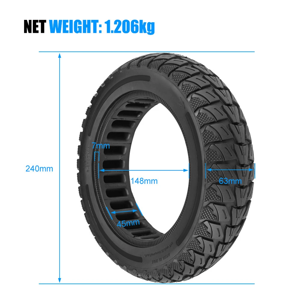 

10inch 10*2.5 Tire Suitable For Ninebot MAX G30 Electric Scooter 60/70-6.5 10x2.5 Scooter Parts Accessories