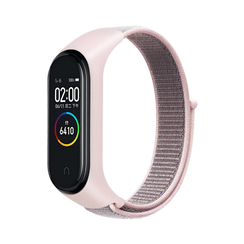 Nylon armband voor Mi Band 8 9 10 band sporthorloge riem Pulsera Correa voor Miband 7 6 5 polsband voor Mi Band 4 3 armband