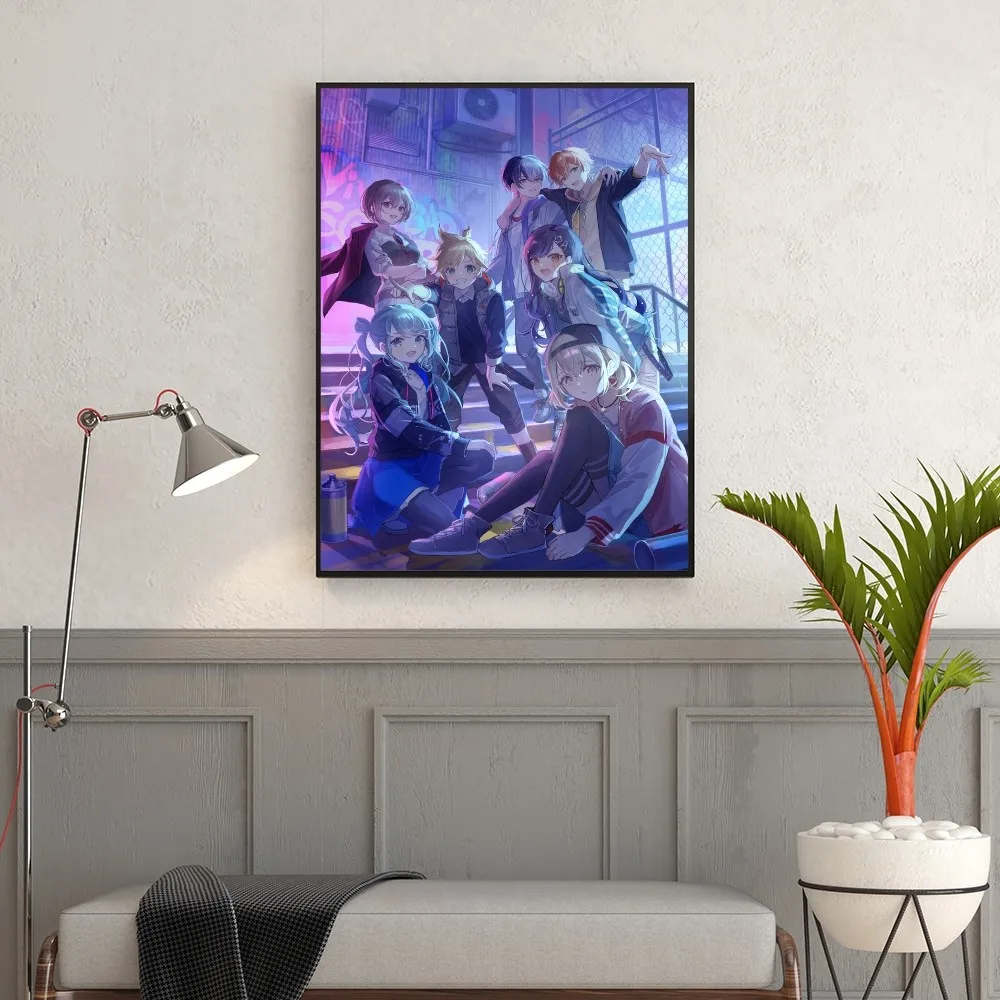 Project Sekai   Poster Self-adhesive Art Poster Whitepaper Prints Posters Artwork Aesthetic Art Wall Painting