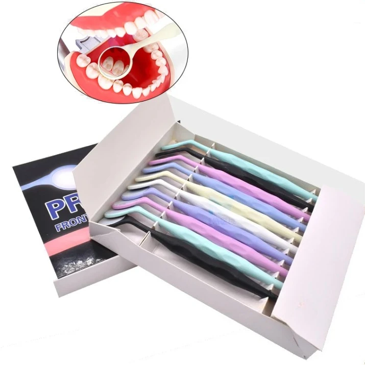 5×10pcs/Box Lab Mouth Mirror Autoclavable Premium Front Surface Exam Reflector Double Sided Oral Mirrors Teeth Whitening Tool