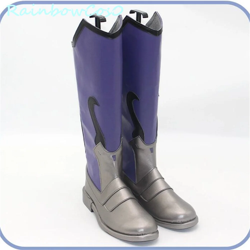 Mandricardo Fate Grand Order FGO Cosplay Chaussures Bottes, Rainbow Cos0, Anime Game, Halloween, Noël, W3573